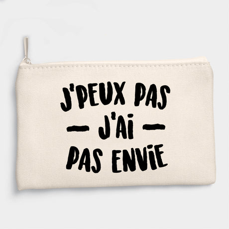 Pochette J'peux pas j'ai pas envie Beige