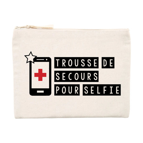 Pochette Secours selfie Beige