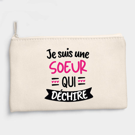 Pochette Soeur qui déchire Beige