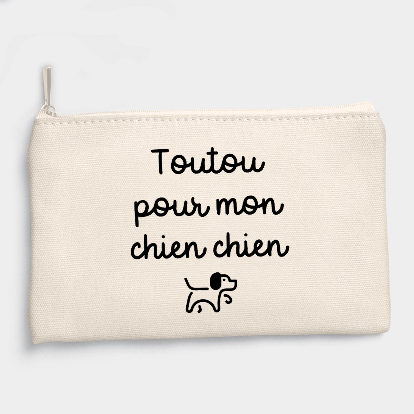 Pochette Toutou pour mon chien chien Beige