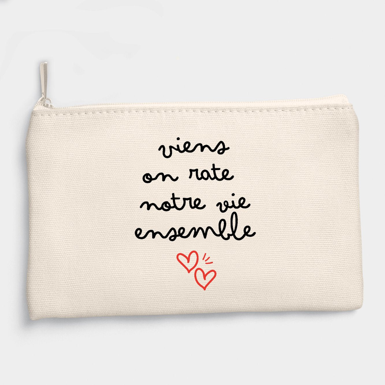 Pochette Viens on rate notre vie ensemble Beige