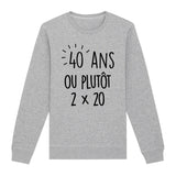 Sweat Adulte Anniversaire 40 ans 