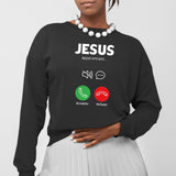 Sweat Adulte Appel de Jésus Noir