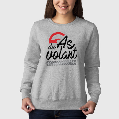 Sweat Adulte As du volant Gris