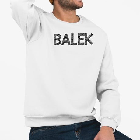 Sweat Adulte Balek Blanc