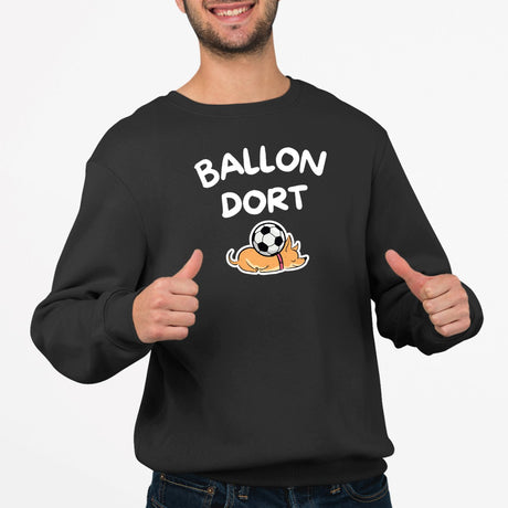 Sweat Adulte Ballon dort Noir