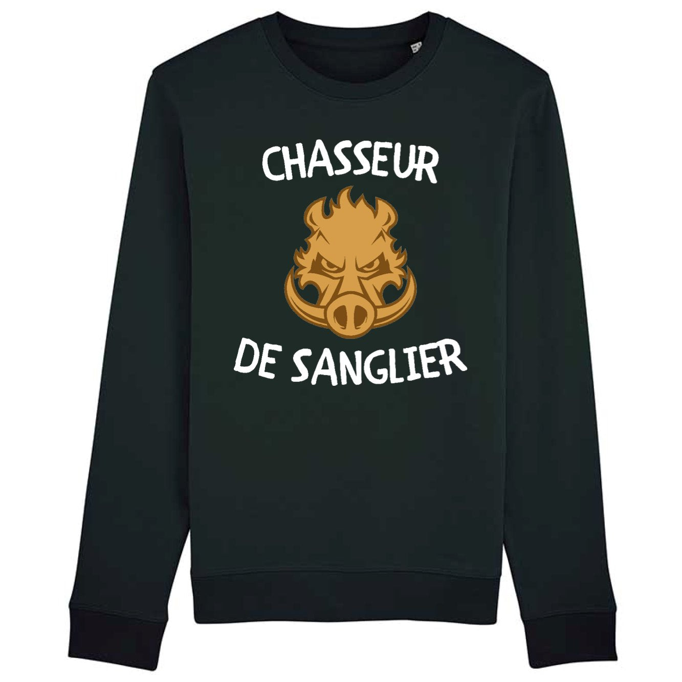 Sweat Adulte Chasseur de sanglier 