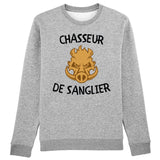 Sweat Adulte Chasseur de sanglier 