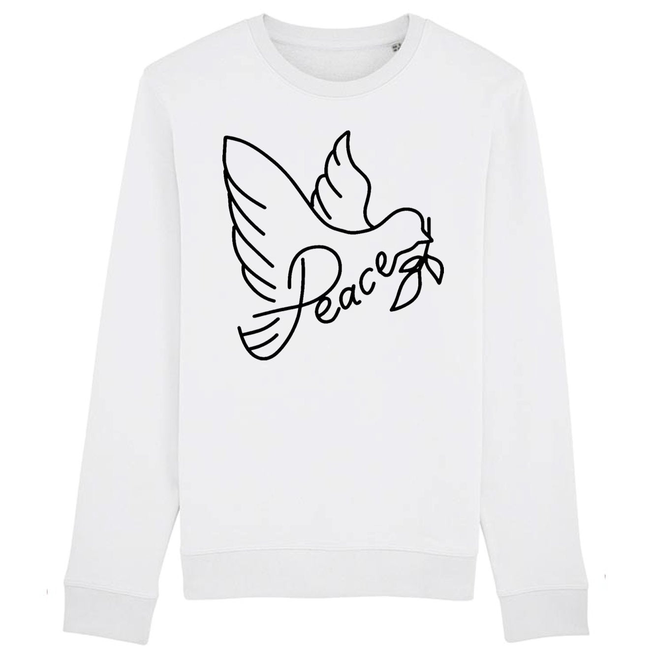Sweat Adulte Colombe de la paix 