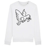 Sweat Adulte Colombe de la paix 