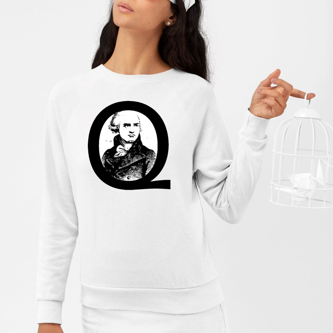 Sweat Adulte Danton Q Blanc