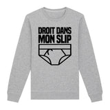 Sweat Adulte Droit dans mon slip 