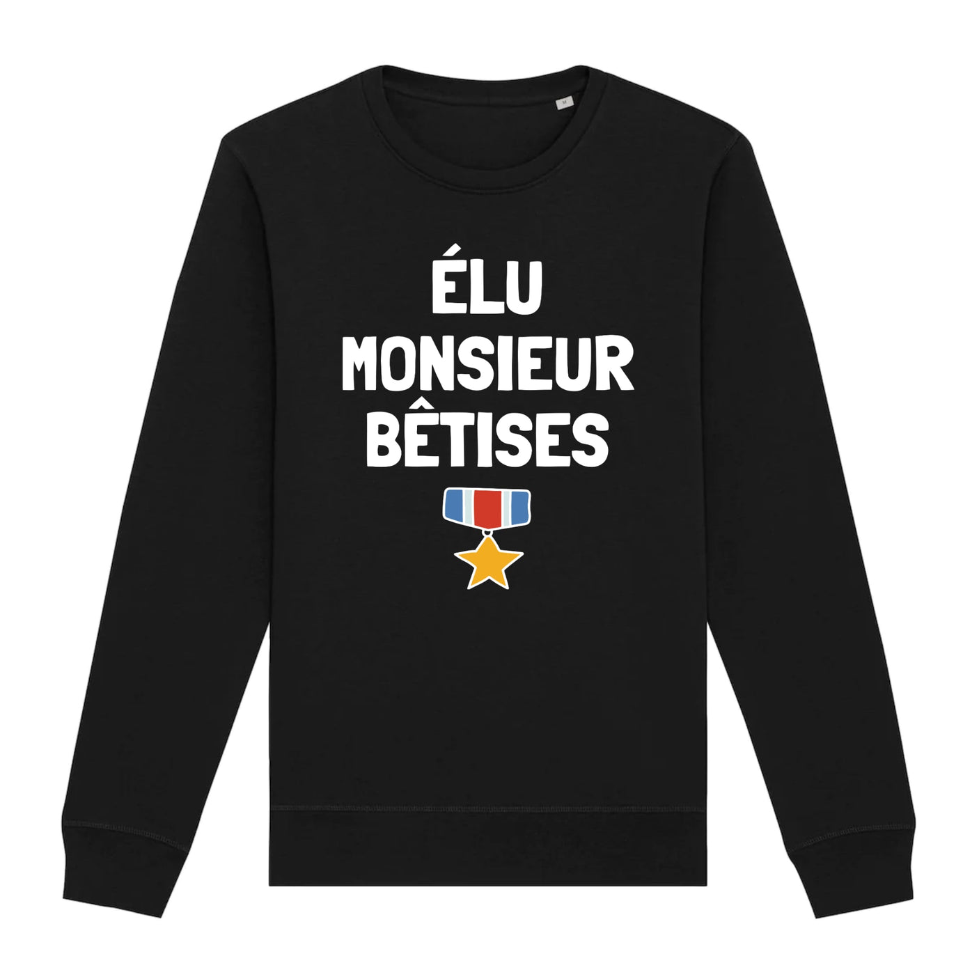 Sweat Adulte Élu monsieur bêtises 