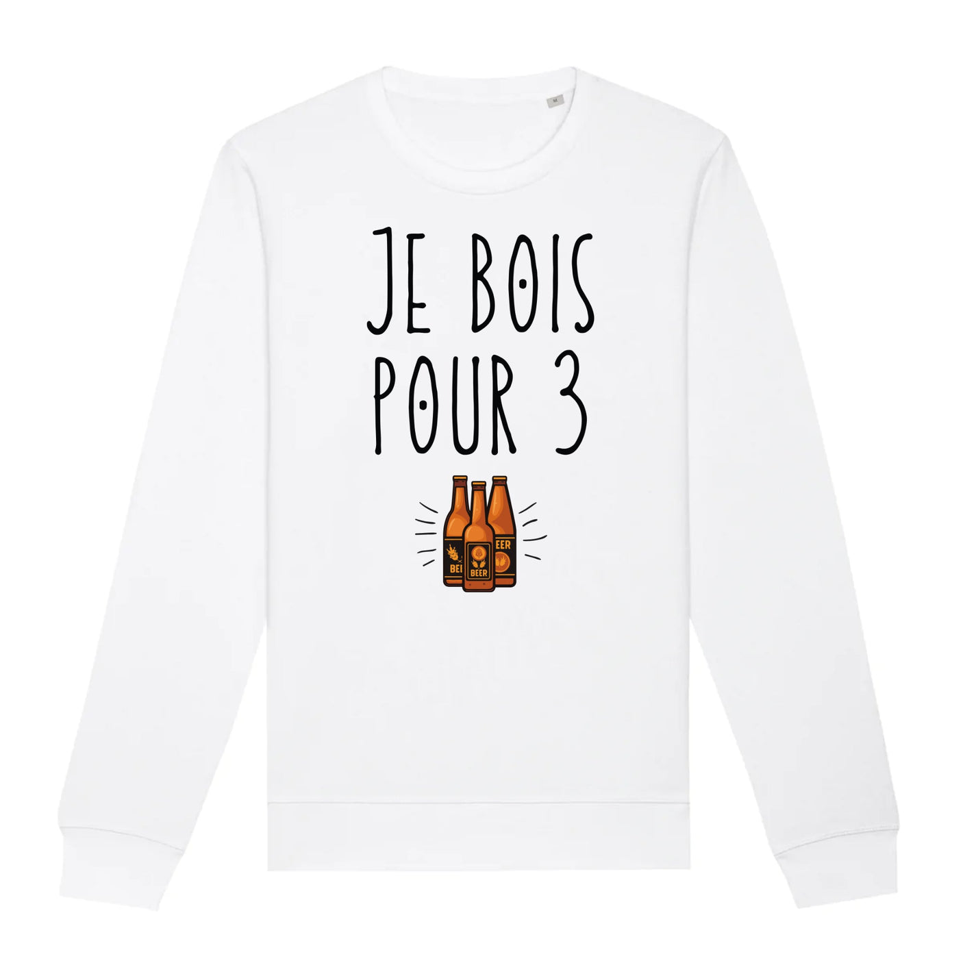 Sweat Adulte Je bois pour 3 