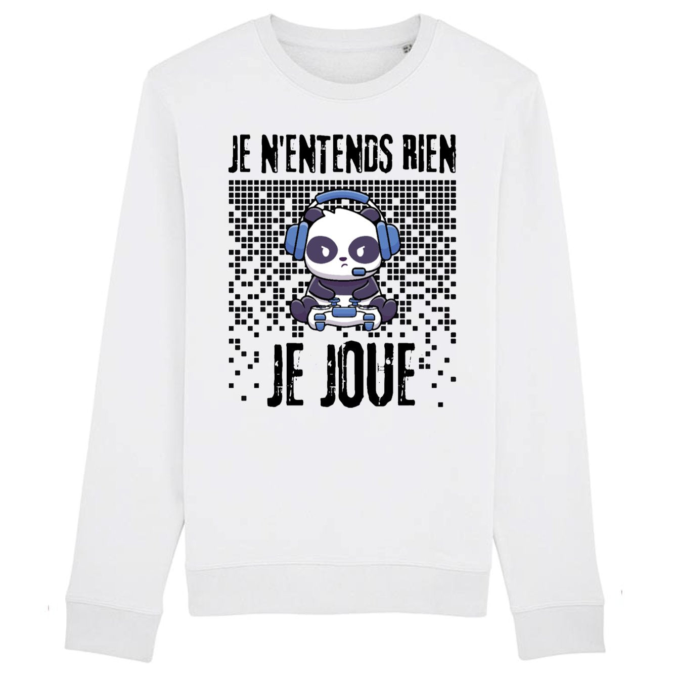 Sweat Adulte Je n'entends rien je joue 