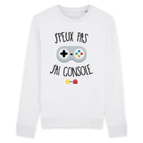 Sweat Adulte J'peux pas j'ai console 