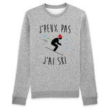 Sweat Adulte J'peux pas j'ai ski 