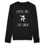 Sweat Adulte J'peux pas j'ai snow 