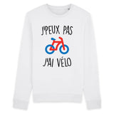 Sweat Adulte J'peux pas j'ai vélo 