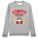 Sweat Adulte Le meilleur aide soignant du monde 