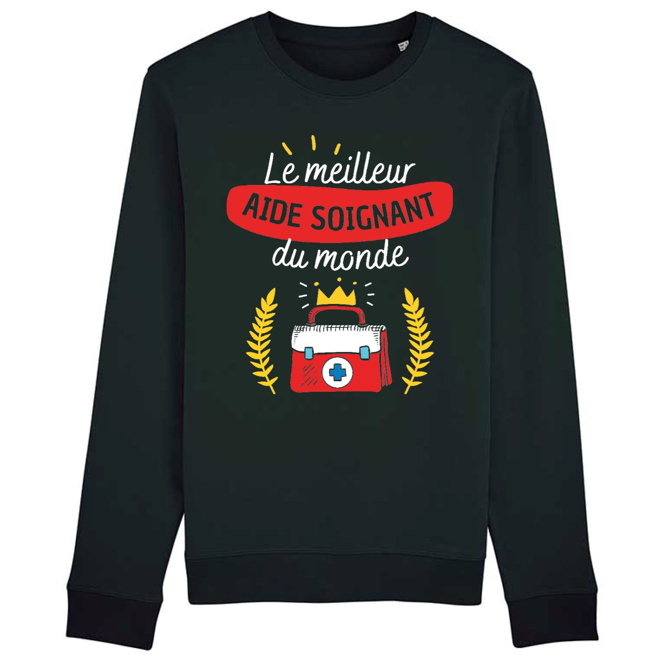 Sweat Adulte Le meilleur aide soignant du monde 