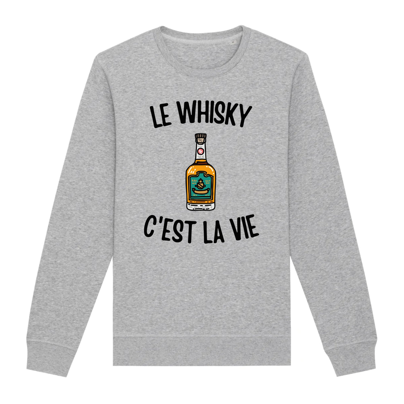 Sweat Adulte Le whisky c'est la vie 