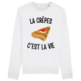 Sweat Adulte Les crêpes c'est la vie 
