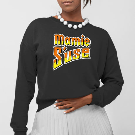 Sweat Adulte Mamie s'use Noir