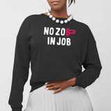 Sweat Adulte No zob in job Noir