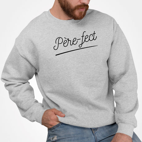 Sweat Adulte Père-fect Gris