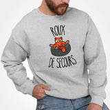 Sweat Adulte Roux de secours Gris