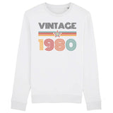 Sweat Adulte Vintage année 1980 