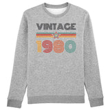 Sweat Adulte Vintage année 1980 