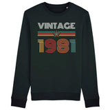 Sweat Adulte Vintage année 1981 