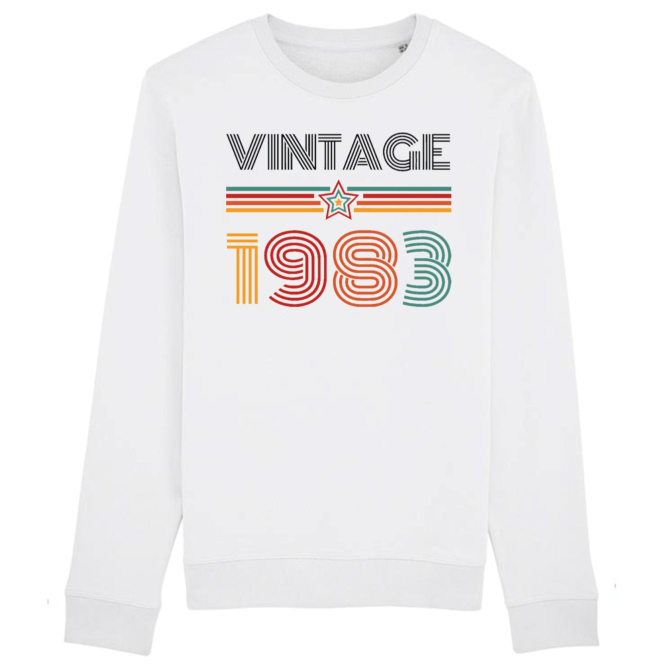 Sweat Adulte Vintage année 1983 