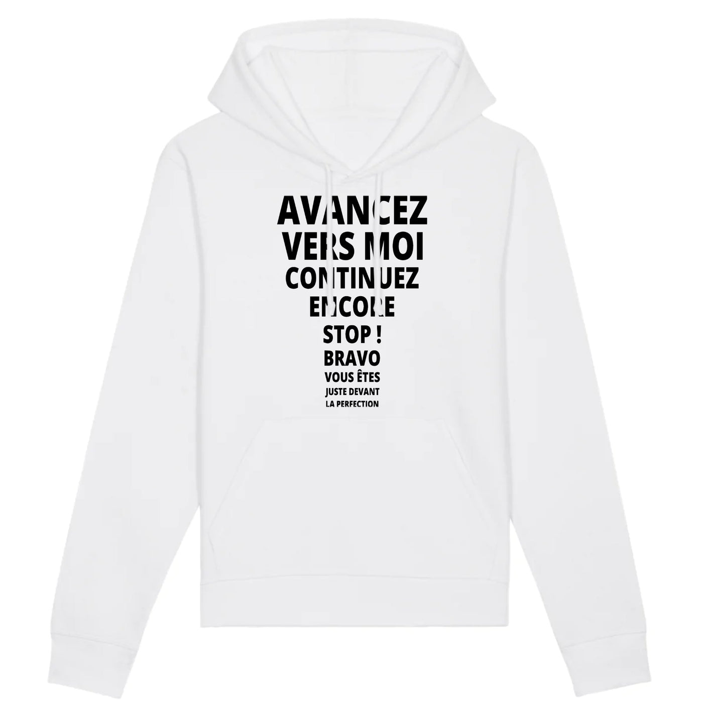 Sweat Capuche Adulte Avancez vers la perfection 