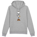 Sweat Capuche Adulte Café clope caca 