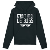 Sweat Capuche Adulte C'est moi le boss 