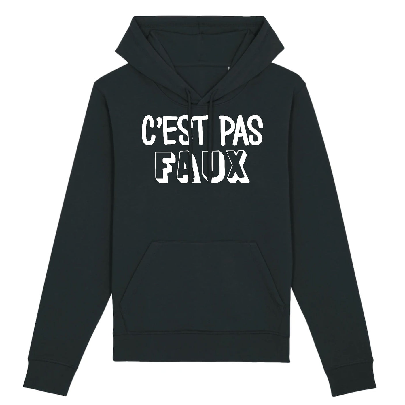 Sweat Capuche Adulte C'est pas faux 