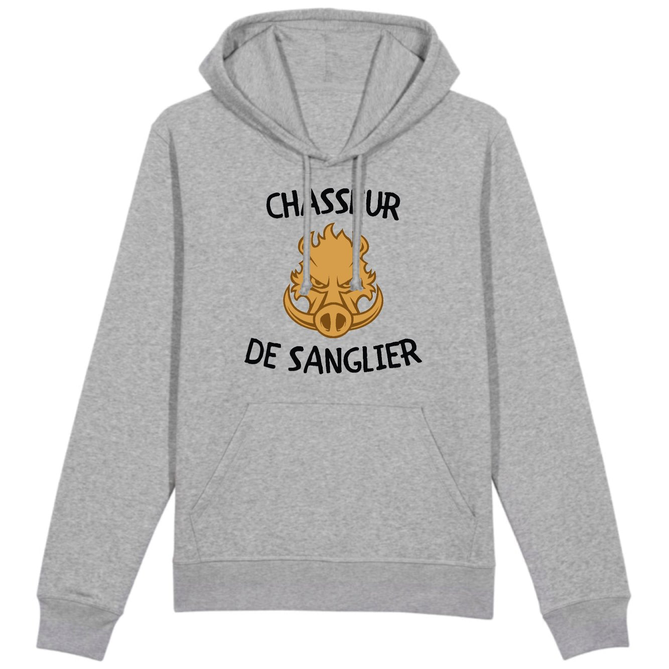 Sweat Capuche Adulte Chasseur de sanglier 