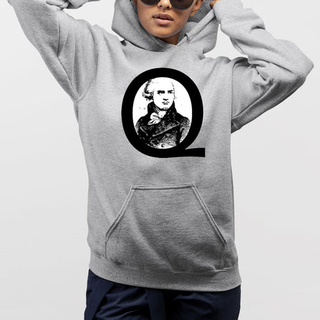 Sweat Capuche Adulte Danton Q Gris