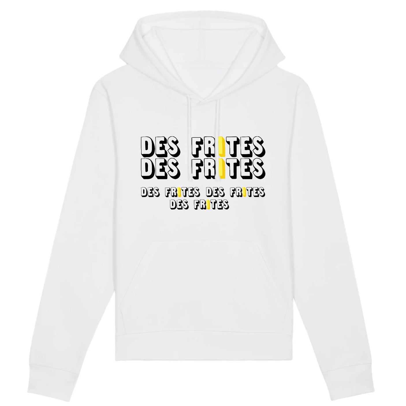 Sweat Capuche Adulte Des frites des frites 