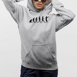 Sweat Capuche Adulte Évolution boxe Gris