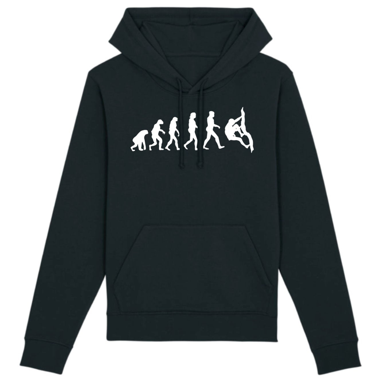 Sweat Capuche Adulte Évolution escalade 