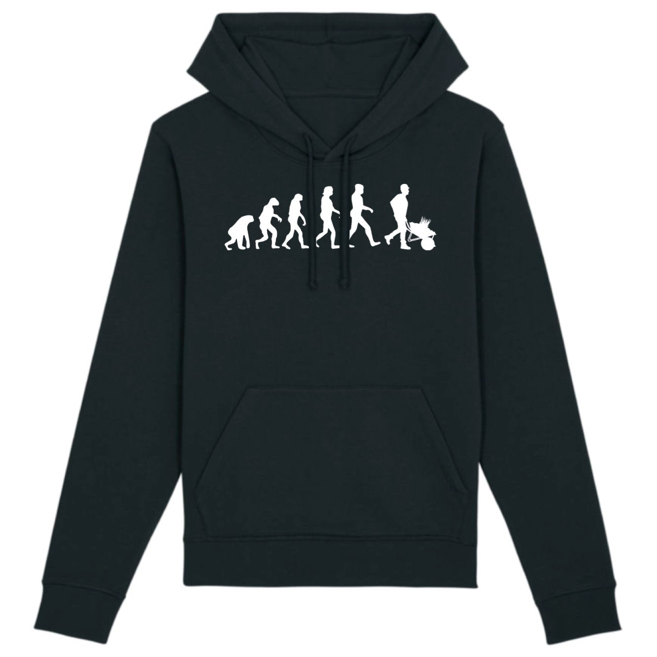 Sweat Capuche Adulte Évolution jardinage 