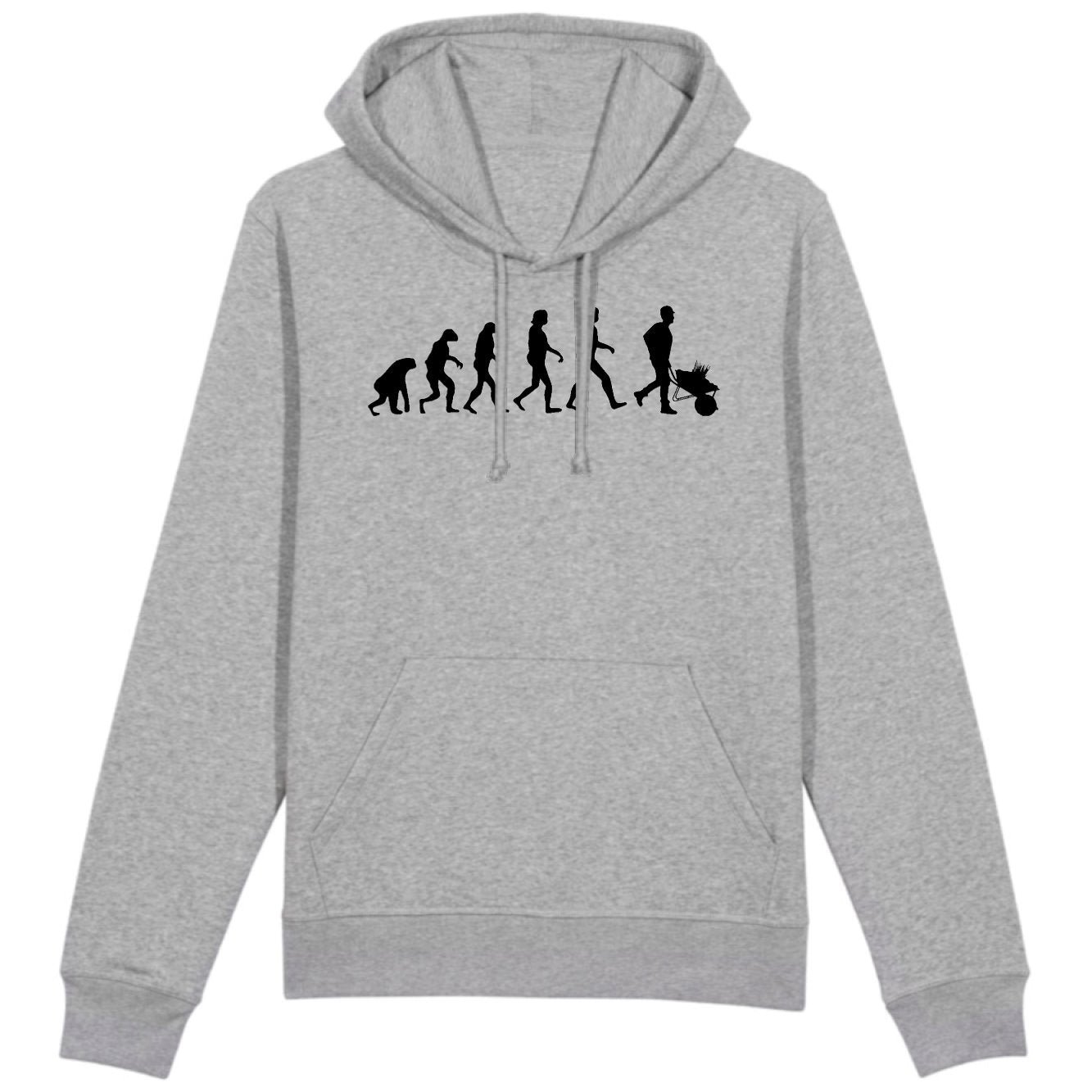 Sweat Capuche Adulte Évolution jardinage 