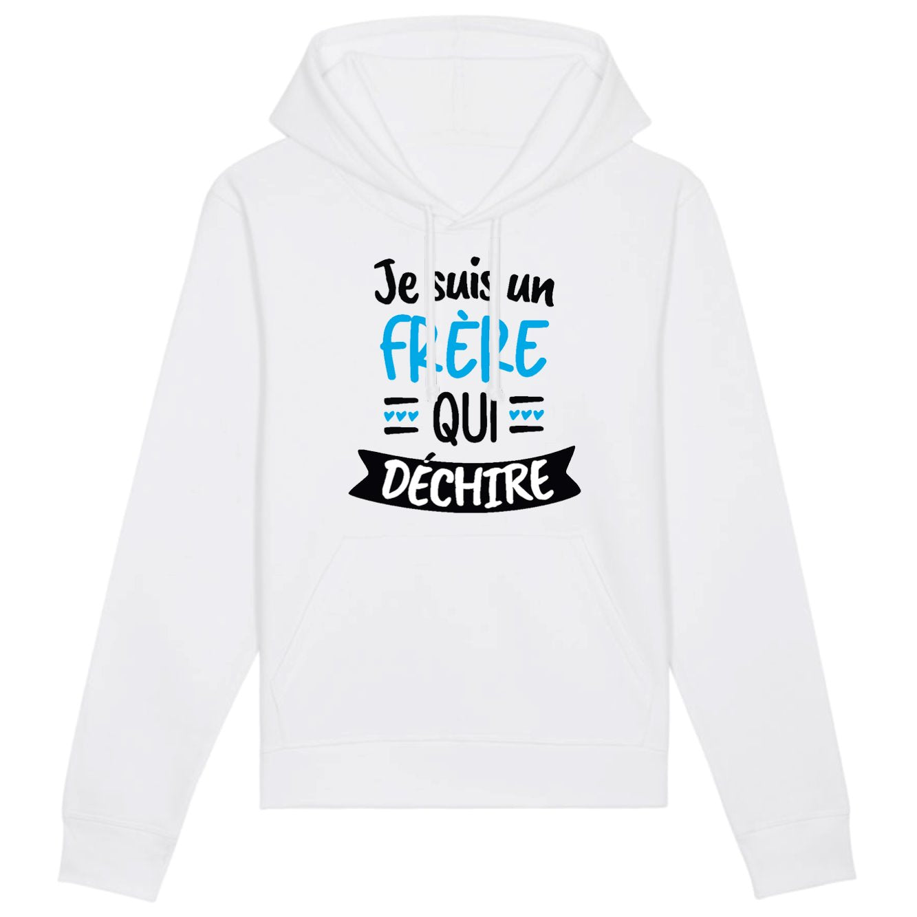 Sweat Capuche Adulte Frère qui déchire 