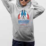 Sweat Capuche Adulte Gaulois réfractaire Gris