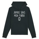 Sweat Capuche Adulte Jamais sans mon barbu 