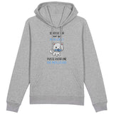 Sweat Capuche Adulte Je bosse dur pour mon chat 